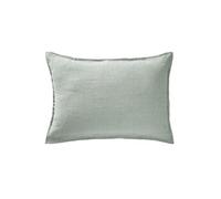 MARGAUX - Taie d'Oreiller 50x70cm Lin Lavé Coloris Eucalyptus -