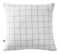 OUREA MOTIF - Taie d'Oreiller 60x60cm Gaze de Coton Chantilly à Grands Carreaux - Altobuy Blanc