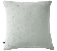 OUREA MOTIF - Taie d'Oreiller 60x60cm Gaze de Coton Eucalyptus à Fleurs Ajourées - Altobuy Vert