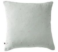 OUREA MOTIF - Taie d'Oreiller 60x60cm Gaze de Coton Eucalyptus à Pois Dorés - Altobuy Vert