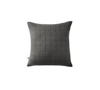 OUREA MOTIF - Taie d'Oreiller 60x60cm Gaze de Coton Granit à Grands Carreaux -