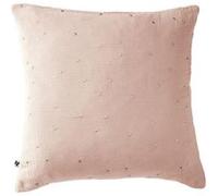 OUREA MOTIF - Taie d'Oreiller 60x60cm Gaze de Coton Guimauve à Pois Dorés - Altobuy Rose