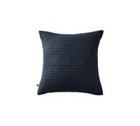 Taie d'Oreiller 60x60cm Gaze de Coton Minuit à Petits Carreaux - OUREA MOTIF -