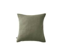 OUREA MOTIF - Taie d'Oreiller 60x60cm Gaze de Coton Romarin à Petits Carreaux -