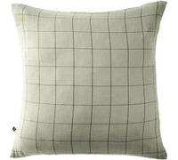 OUREA MOTIF - Taie d'Oreiller 60x60cm Gaze de Coton Vert d'Eau à Grands Carreaux - Altobuy Vert