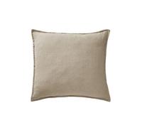 Taie d'Oreiller 60x60cm Lin Lavé Coloris Sable - MARGAUX - ALTOBUY Beige G