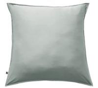 DALIA - Taie d'Oreiller 63x63cm 100 % Viscose de Bambou Vert d'Eau -