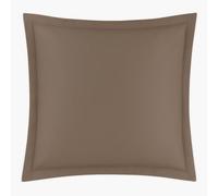 Taie d'oreiller 65 x 65 avec Volant (Lot de 2) - qualité Percale 80 Fils (Marron)