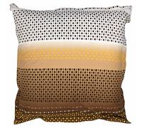 Taie d'oreiller 65x65 cm 100% coton NIAGARA marron Châtaigne