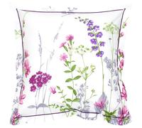 Taie d'oreiller 65x65 cm 100% coton PRETTY blanc