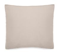 Taie d'oreiller 65x65 cm mousseline de coton MILOS beige naturel