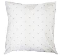 Taie d'oreiller 65x65 cm percale 100% coton ALEX gris Nuage