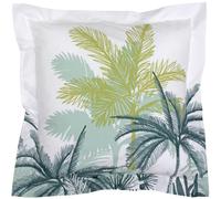 Taie d'oreiller 65x65 cm percale 100% coton TRINIDAD mousson
