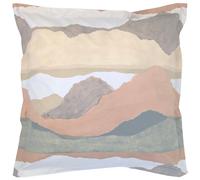 Taie d'oreiller 65x65 cm percale de coton LAND CRAIE multicolore