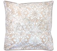 Taie d'oreiller 65x65 cm percale de coton PALAZZO beige
