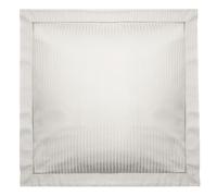 Taie d'oreiller 65x65 cm satin CONCERTO rayures beige Craie
