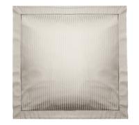 Taie d'oreiller 65x65 cm satin CONCERTO rayures beige Lin