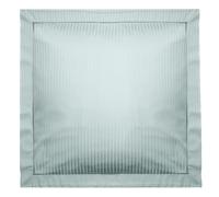 Taie d'oreiller 65x65 cm satin CONCERTO rayures vert Lichen