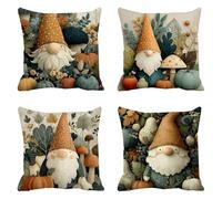 Taie d'oreiller 75x75 Lot de 4 Velours Housse Coussin Citrouille Coussins Canapé Couleur Orange Coussin Decoratif Carré Housse Oreiller, Taies D'oreillers Exterieur, pour Décoration Maison t-611