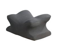 Taie d'oreiller amovible pour la sieste - Pour la pause déjeuner des enfants - Pour l'école primaire et secondaire - Gris - 34 x 22 x 16 cm