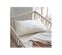 Taie d'oreiller bébé coton lavé 40x60 - Beige