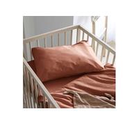 Taie d'oreiller bébé coton lavé 40x60 - Terracotta