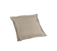 Taie d'oreiller Biolina en coton biologique taupe 63x63