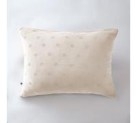 Taie d'oreiller brodée en Gaze de Coton 50 x 70 cm Gaïa Boho Naturel