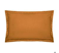 Taie d'oreiller ""Carina"" coton 50x70cm jaune cumin - Atmosphera Créateur d'intérieur