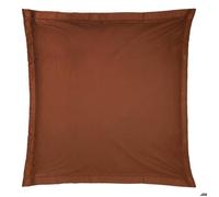 Taie d'oreiller ""Carina"" coton 63x63cm terracotta - Atmosphera Créateur d'intérieur