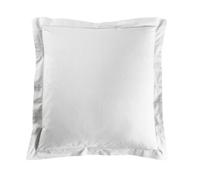 Taie d'oreiller carrée 63x63 cm - 100% coton - Blanc