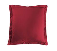 Taie d'oreiller carrée 63x63 cm - 100% coton - Bordeaux