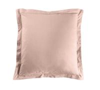 Taie d'oreiller carrée 63x63 cm - 100% coton - Rose