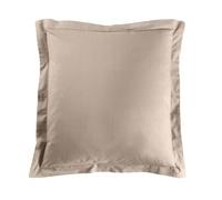 douceur d'intérieur, Taie d'Oreiller (63 x 63 cm) Lina Sable, 100% Coton