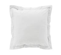 douceur d'intérieur, Taie d'Oreiller (63 x 63 cm) Percaline Blanc, Percale de Coton