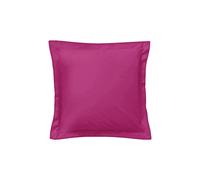Taie d'oreiller carrée - 65 x 65 cm - 57 Fils - 100% Coton - France - Fuchsia