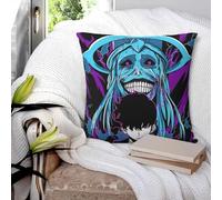 Taie d'oreiller carrée Solo Leveling Anime Arise en polyester Coussin décoratif confortable pour la maison ou le canapé