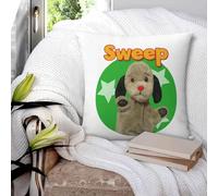 Taie d'oreiller carrée Sooty And Sweep en polyester - Coussin décoratif confortable pour la maison et le canapé