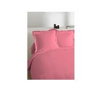 Taie d'oreiller - Comptoir des Tisseurs - Parfumée à la Fraise - 65x65 cm - 100% Coton - Rose Cerise