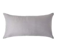 HOMESCAPES Taie d'oreiller 40x80 cm en Percale de Coton égyptien 330 Fils, Taie d’Oreiller rectangulaire, Coloris Gris