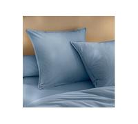 Taie d'oreiller coton lavé - Bleu 65x65 - CELESTE
