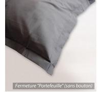 Taie d'oreiller coton uni 60x40 Manhattan