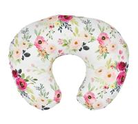 Taie D'oreiller D'allaitement Élégante Et Florale - Douce Et Élastique, Compatible Avec Boppy Et Autres, Fermeture Éclair Sécurisée, Cadeau Idéal Pour Une Fête Prénatale