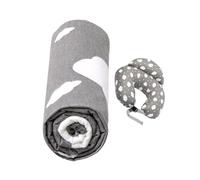 Taie D'oreiller D'allaitement En Fiber De Polyester Respirante Pour Nouvelle Et Aide À L'alimentation Housse De Coussin Détachable Tissu Doux Et Respirant