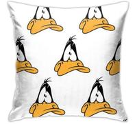 Taie D'oreiller Décorative Douce, Taie D'oreiller Carrée Daffy Duck, Housse De Coussin Confortable, Housse De Coussin De Luxe Pour Canapé-Lit, Chaise, Voiture, Décoration D'intérieur (18x18 Pouces)