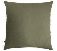 Taie d'oreiller Double Gaze de Coton Kaki 60x60 cm