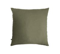 Taie d'oreiller double gaze de coton kaki 60x60 cm