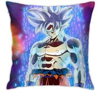 Taie D'oreiller Dragonball Super Goku, Housse De Coussin Décorative Pour La Maison Et Le Canapé (65cm X 65cm)