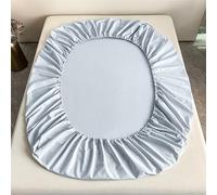 Taie d'oreiller, Drap de lit en Coton avec Bande de Matelas de Confort à Bande élastique, 4, Seulement 2 pcs taie d'oreiller