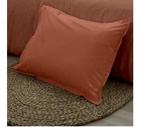 Taie d'oreiller en 100% coton biologique Terracotta 65x65 cm